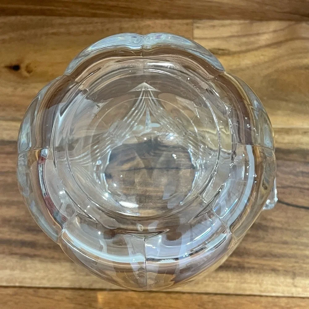 Vintage Bohemia Ballerina Crystal Ice Bucket Prima Collection Czech Republic.